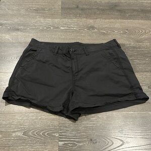 American Eagle Black Stretch Trouser Short